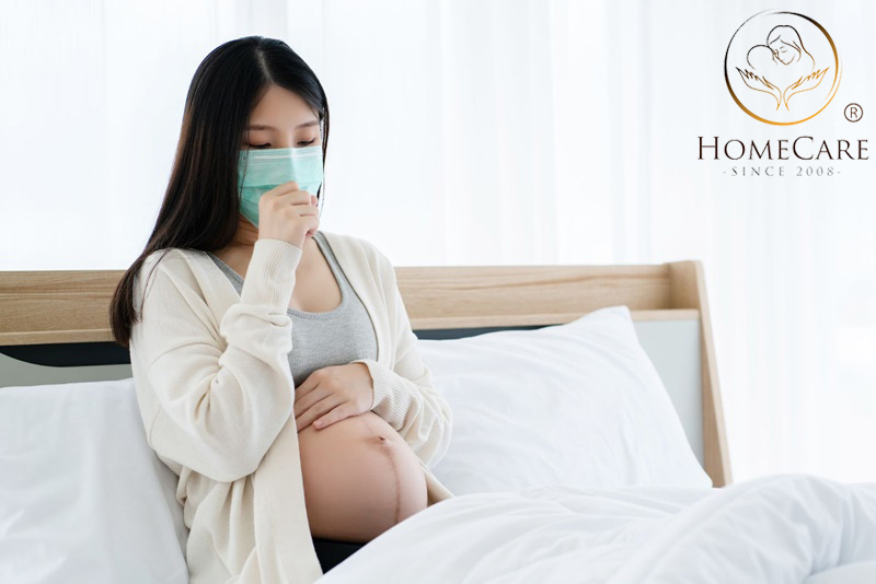 Chăm sóc mẹ bầu bị covid tại nhà
