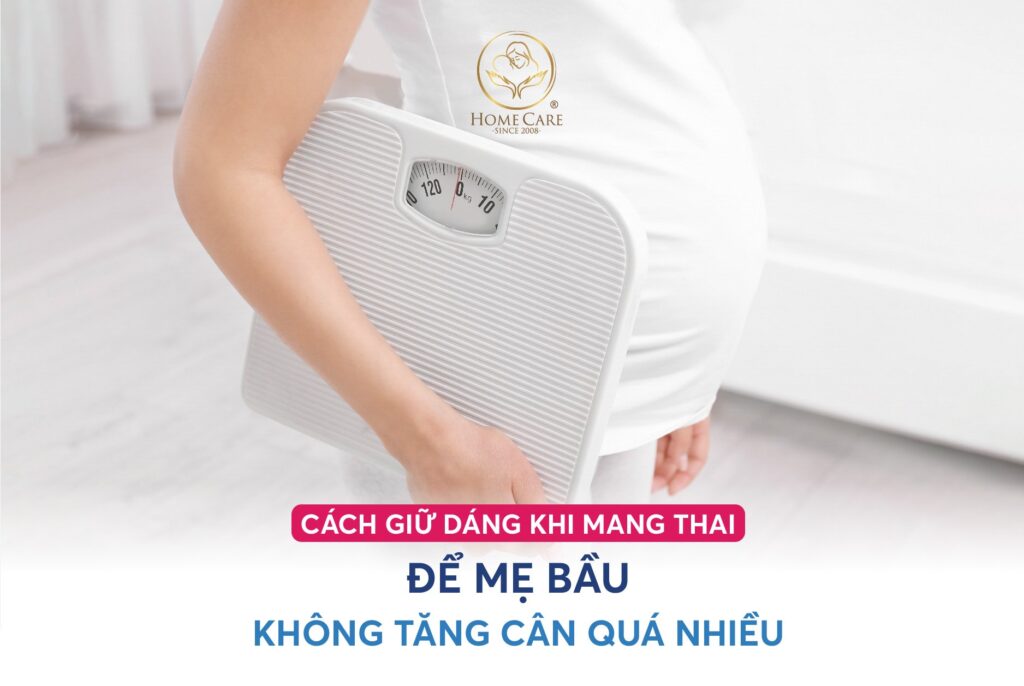 Cách giữ dáng khi mang thai để mẹ bầu không tăng cân quá nhiều