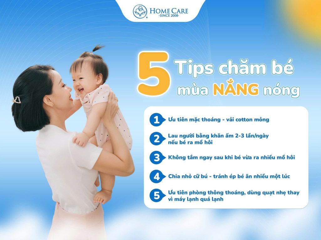 5tip-cham-soc-be-so-sinh-mua-nang-nong