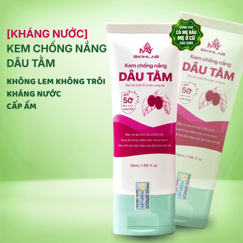 [Mua 1 Tặng 1] Kem Chống Nắng Nâng Tone Tự Nhiên Cho Mẹ Bầu, Mẹ Sau Sinh