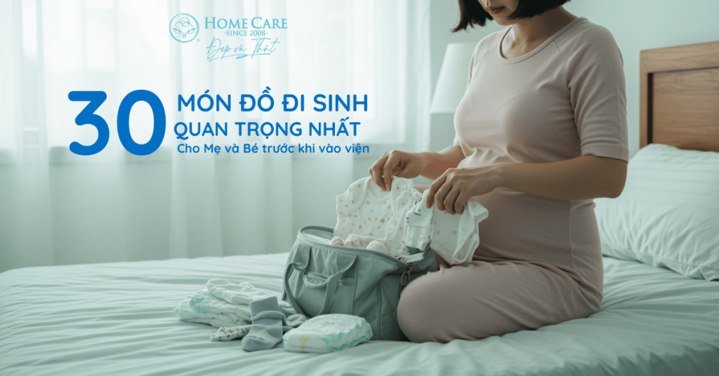 Chuẩn Bị Đồ Đi Sinh: 30 Món Quan Trọng Nhất Cho Mẹ và Bé Trước Khi Vào Viện