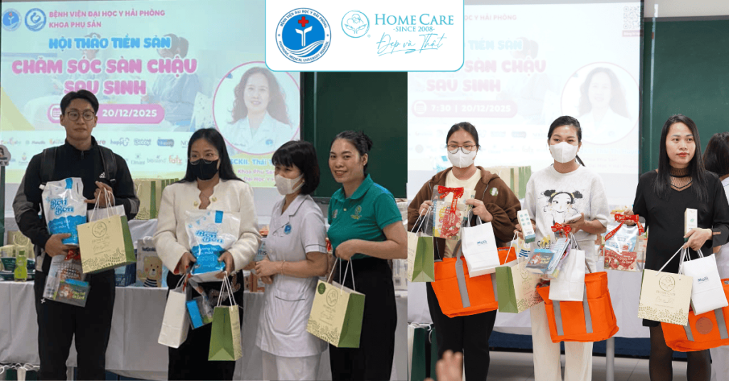 Home Care & BV Đại học Y Hải Phòng - Hội Thảo Chăm Sóc Sàn Chậu Sau Sinh Home Care & BV Đại học Y Hải Phòng - Hội Thảo Chăm Sóc Sàn Chậu Sau Sinh
