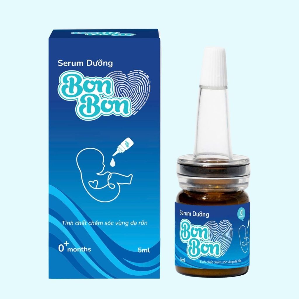 [Mua 1 Tặng 1] Serum Chăm Sóc Rốn Cho Bé Bon Bon Giúp Rụng Rốn, Khô Rốn, Chống Hăm Rốn