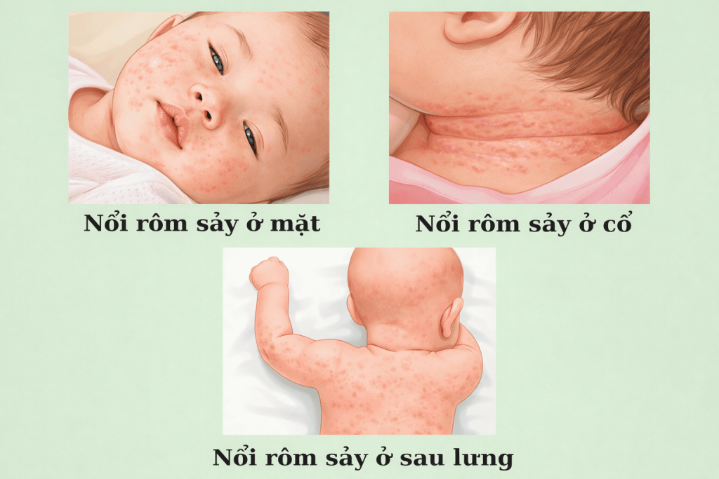 Cách chăm sóc da bé bị rôm sảy đỏ khoa học tại nhà mẹ bỉm cần biết Cách chăm sóc da bé bị rôm sảy đỏ khoa học tại nhà mẹ bỉm cần biết