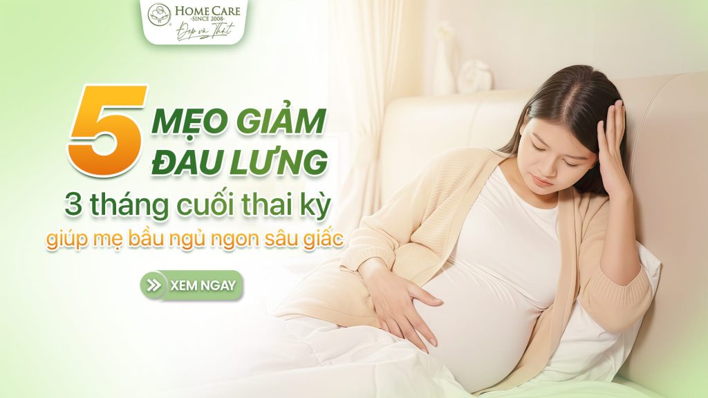 Đau lưng 3 tháng cuối: 5 mẹo giảm đau lưng tức thì giúp mẹ bầu ngủ ngon sâu giấc