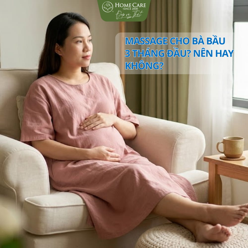 Bà bầu 3 tháng đầu có nên massage không?