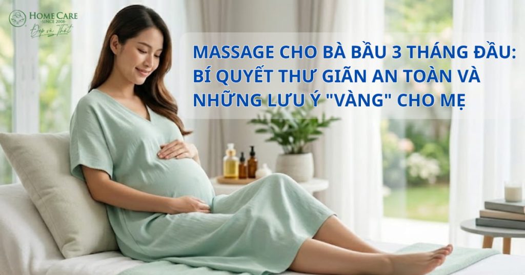 Massage cho bà bầu 3 tháng đầu: Bí quyết thư giãn an toàn và những lưu ý "vàng" cho mẹ