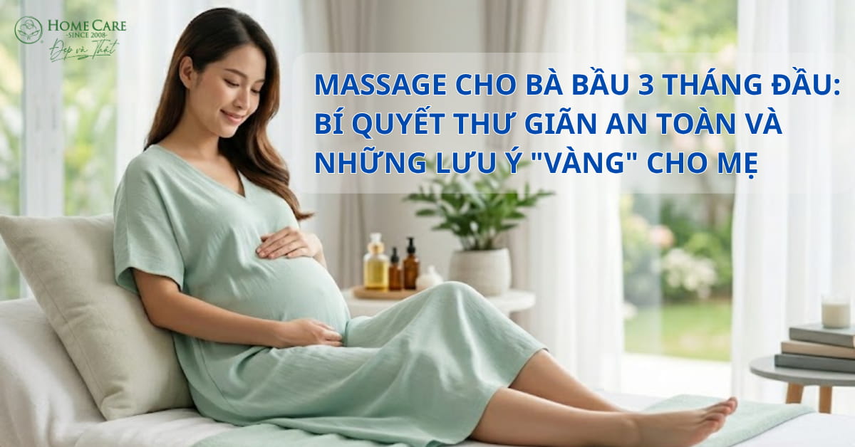 Massage cho bà bầu 3 tháng đầu: Bí quyết thư giãn an toàn và những lưu ý "vàng" cho mẹ