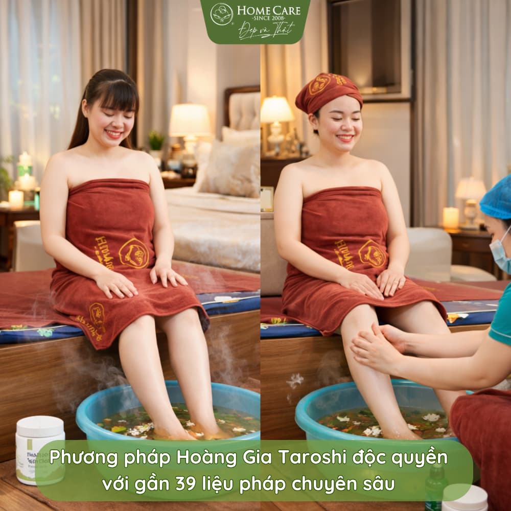 Phương pháp Hoàng Gia Taroshi độc quyền với gần 39 liệu pháp chuyên sâu