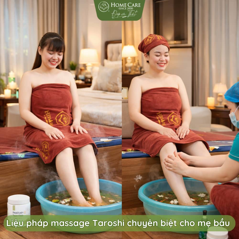 Liệu pháp massage Taroshi chuyên biệt cho mẹ bầu