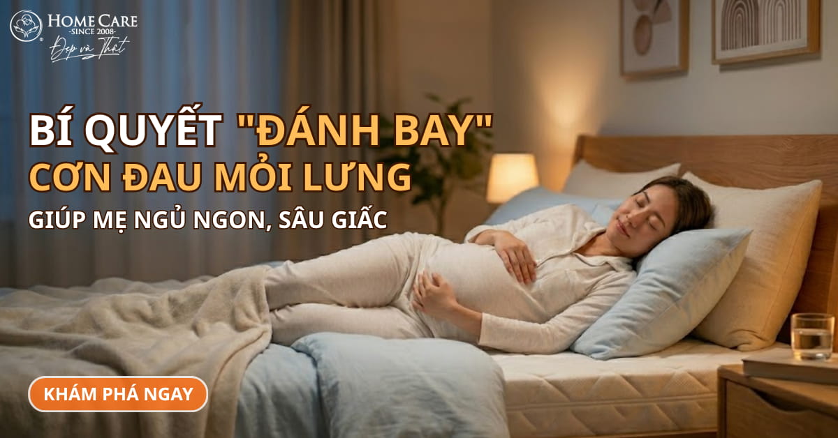 Bí quyết "đánh bay" cơn đau mỏi lưng, giúp mẹ ngủ ngon, sâu giấc