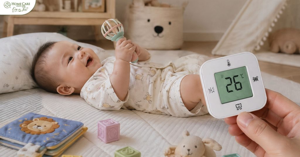 Giữ nhiệt độ phòng cho trẻ sơ sinh đúng chuẩn: Bí kíp giữ nhiệt độ phòng cho trẻ sơ sinh để bé khỏe mạnh, ít ốm Giữ nhiệt độ phòng cho trẻ sơ sinh đúng chuẩn: Bí kíp giữ nhiệt độ phòng cho trẻ sơ sinh để bé khỏe mạnh, ít ốm