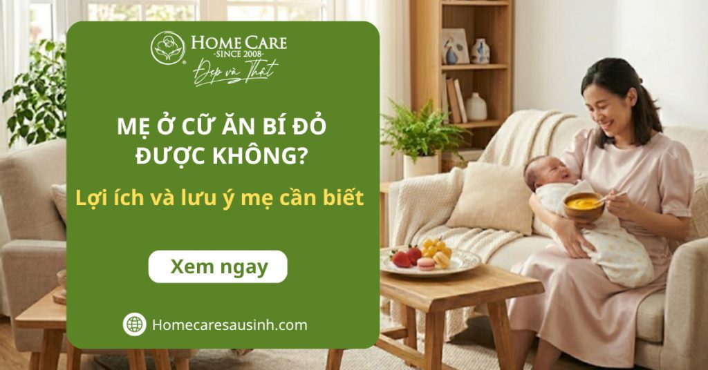 Mẹ ở cữ ăn bí đỏ được không? Lợi ích và lưu ý mẹ cần biết
