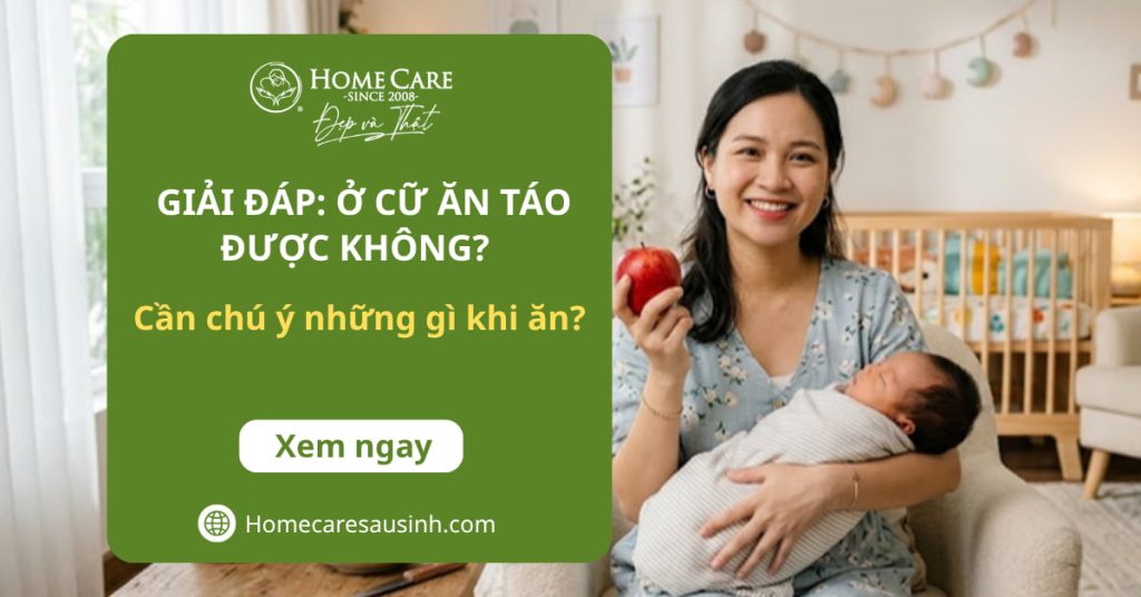 Bà đẻ sau sinh ăn táo được không? Cần chú ý những gì khi ăn?