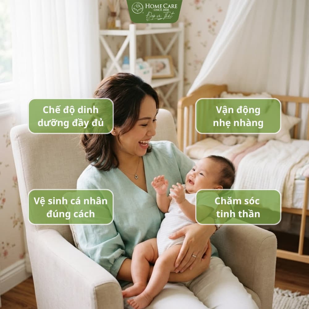 Ở cữ khoa học – Giải pháp giúp mẹ phục hồi toàn diện 
