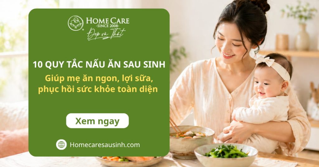 Quy tắc nấu ăn cho mẹ sau sinh: 10 Nguyên tắc “vàng” mẹ bỉm nhất định phải biết Quy tắc nấu ăn cho mẹ sau sinh: 10 Nguyên tắc “vàng” mẹ bỉm nhất định phải biết