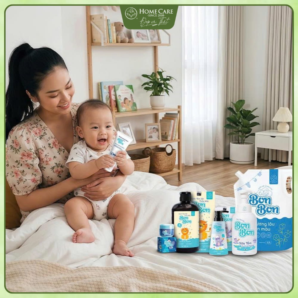 Sản phẩm chăm sóc cho mẹ và bé của Home Care được hàng ngàn mẹ bỉm tin dùng