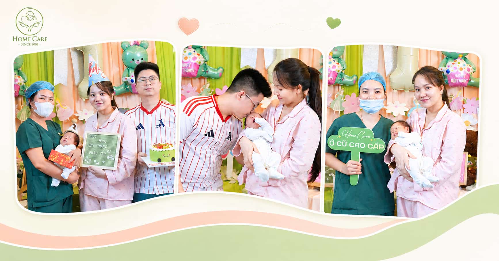 Làm đầy tháng cho bé gái tại Home Care Luxury có gì đặc biệt?