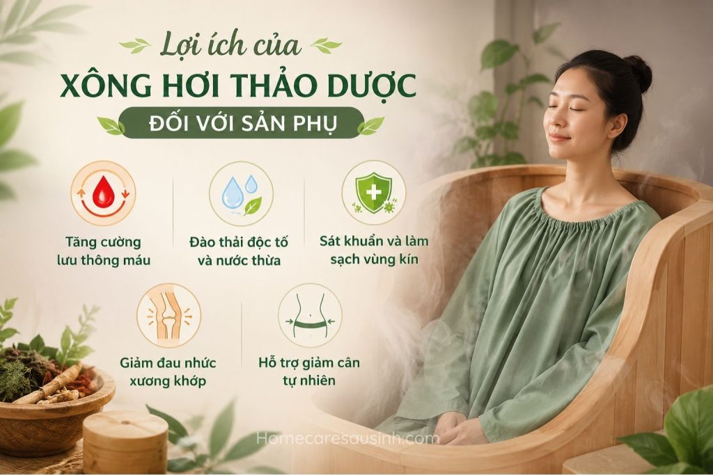 những lưu ý khi xông hơi toàn thân sau sinh