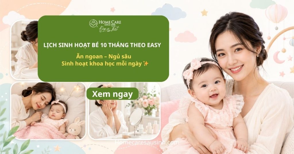 Gợi ý khung giờ ăn – ngủ – chơi khoa học theo EASY cho bé 10 tháng tuổi phát triển khỏe mạnh Gợi ý khung giờ ăn – ngủ – chơi khoa học theo EASY cho bé 10 tháng tuổi phát triển khỏe mạnh