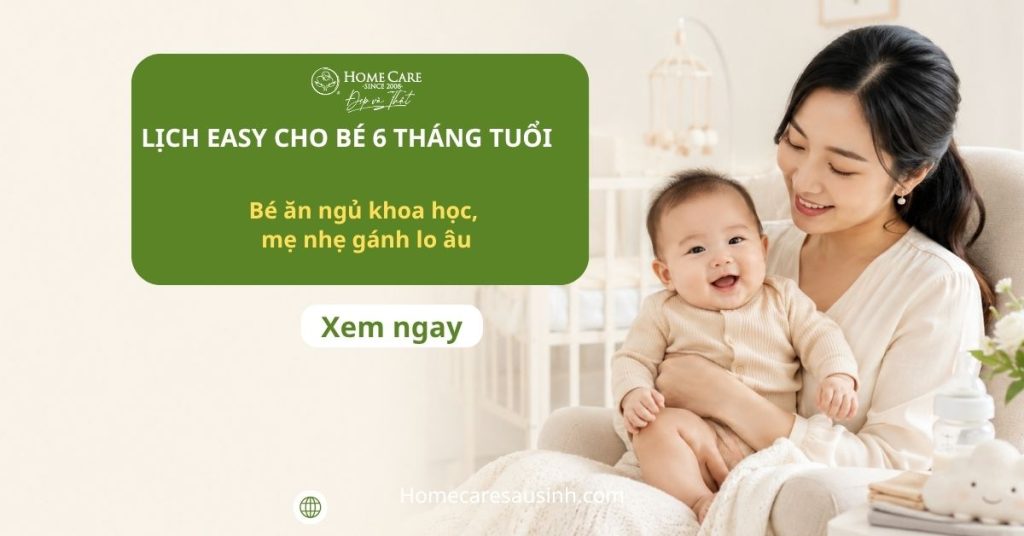 Lịch EASY cho bé 6 tháng tuổi khoa học: Hướng dẫn chi tiết giúp bé ăn ngủ đúng nhịp Lịch EASY cho bé 6 tháng tuổi khoa học: Hướng dẫn chi tiết giúp bé ăn ngủ đúng nhịp