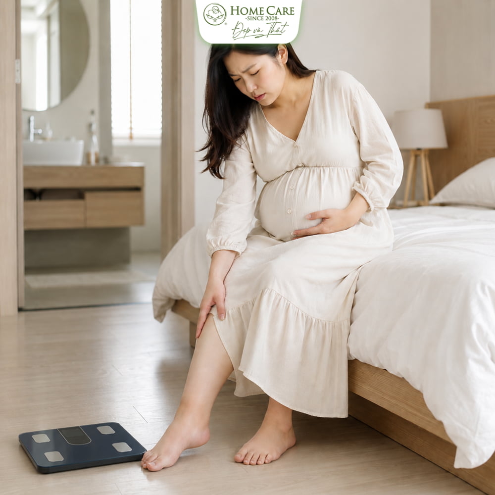 Tiền sản giật gây giữ nước, tăng cân đột ngột