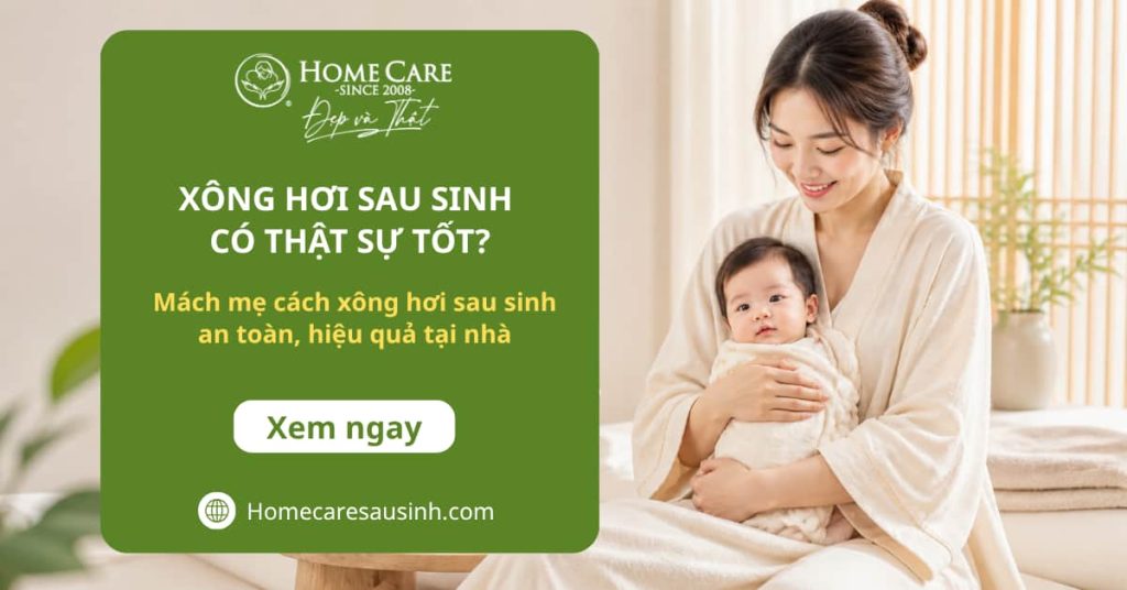 Xông hơi sau sinh: Lợi ích, cách thực hiện và lưu ý an toàn cho mẹ bỉm Xông hơi sau sinh: Lợi ích, cách thực hiện và lưu ý an toàn cho mẹ bỉm