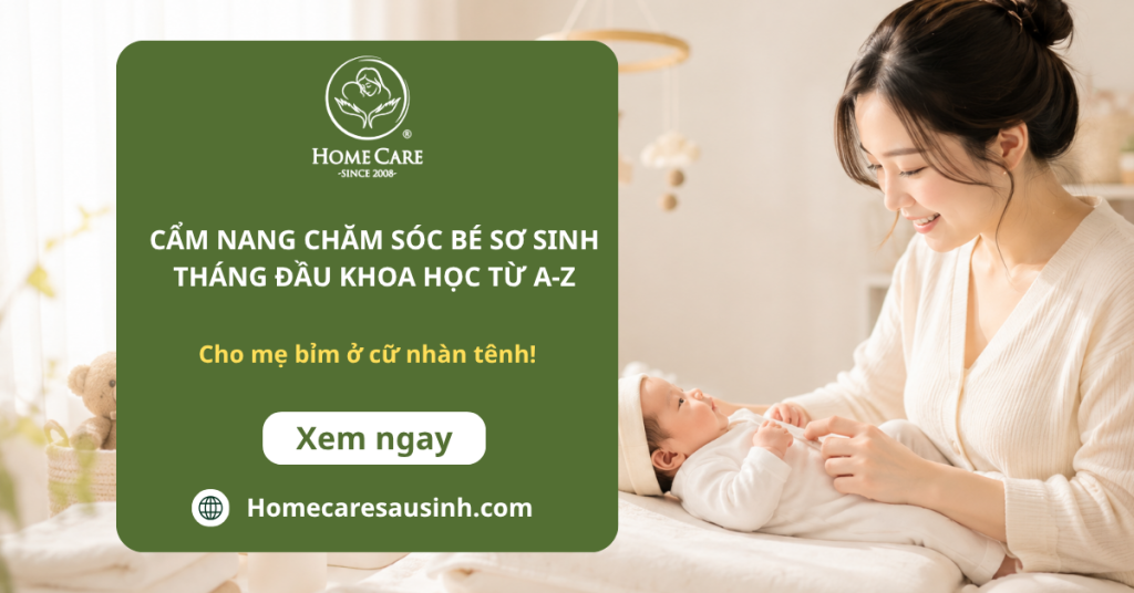 Cẩm nang chăm sóc bé sơ sinh tháng đầu khoa học cho mẹ bỉm ở cữ nhàn tênh Cẩm nang chăm sóc bé sơ sinh tháng đầu khoa học cho mẹ bỉm ở cữ nhàn tênh
