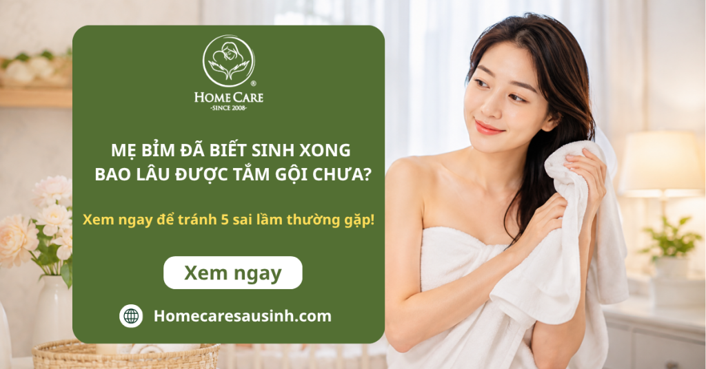 Mẹ bỉm đã biết sinh xong bao lâu được tắm gội chưa? Xem ngay để tránh 5 sai lầm thường gặp! Mẹ bỉm đã biết sinh xong bao lâu được tắm gội chưa? Xem ngay để tránh 5 sai lầm thường gặp!
