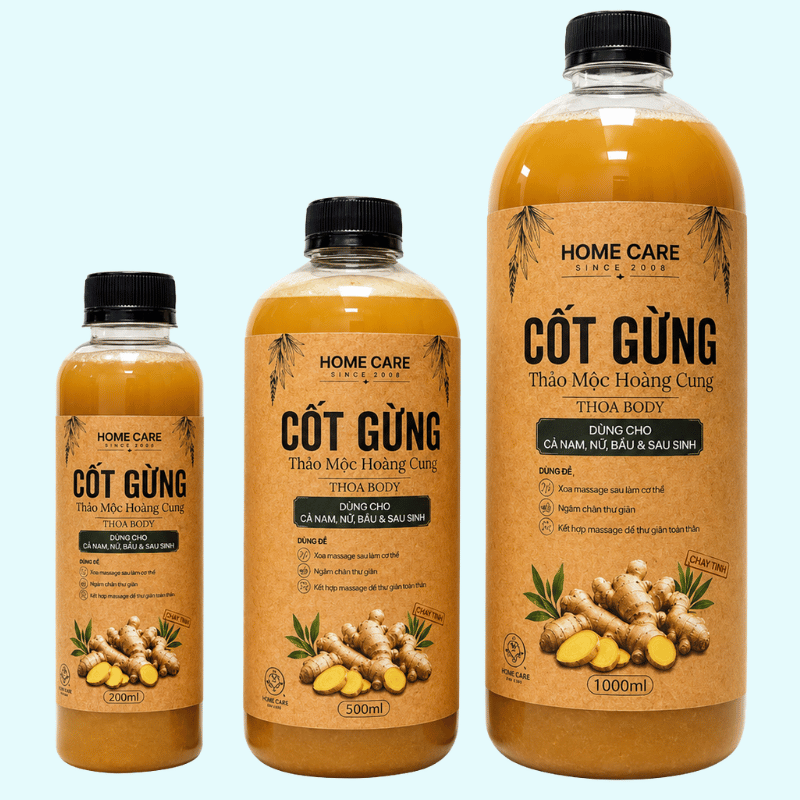 Nước Cốt Nghệ Tươi Hạ Thổ Thảo Mộc Thuần Chay – Làm Sáng Da & Mờ Thâm Sau Sinh