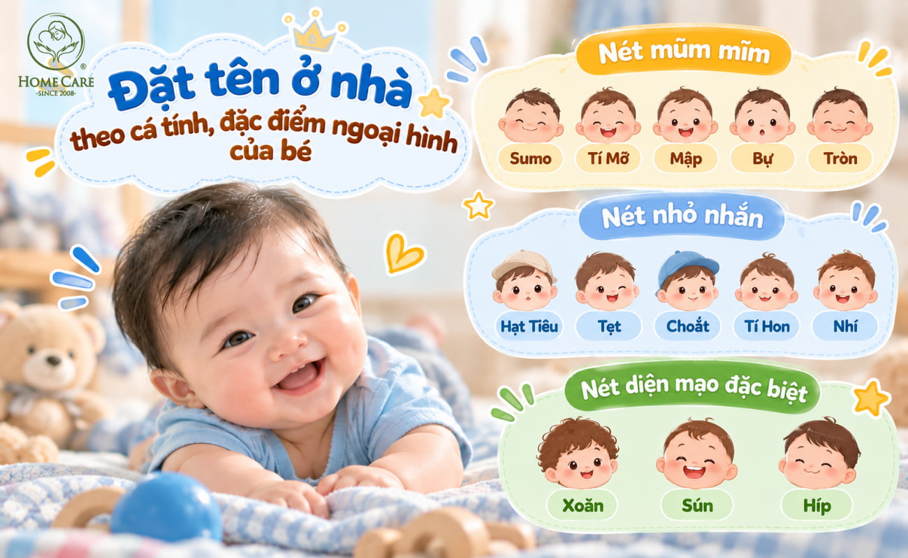 Đặt tên theo cá tính, đặc điểm ngoại hình của bé