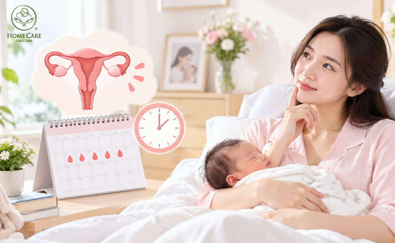 Giải đáp: Sinh mổ mấy tháng có kinh lại?