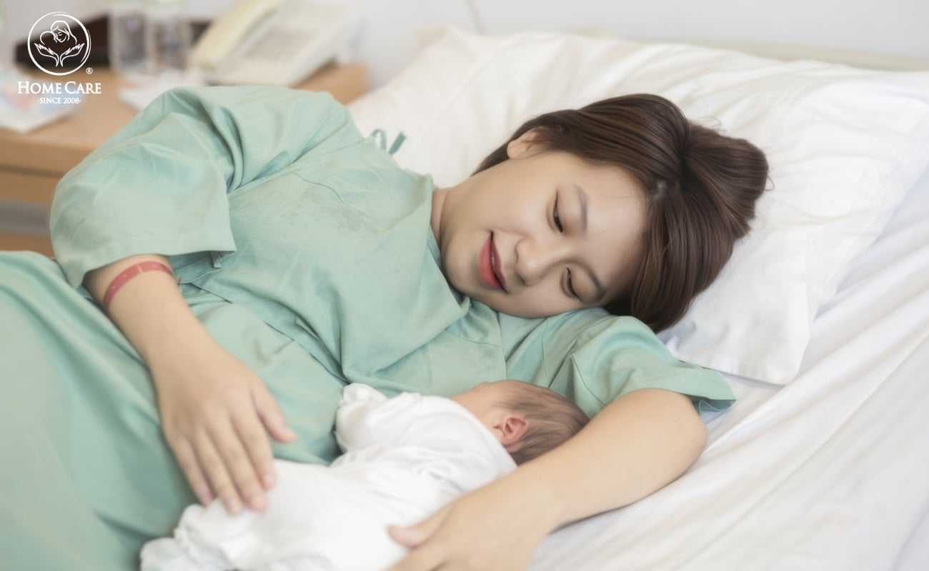 Tư thế nằm nghiêng sang một bên