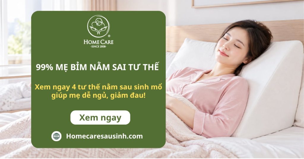 4 Tư thế nằm sau sinh mổ giúp mẹ dễ ngủ, giảm đau và nhanh hồi phục 4 Tư thế nằm sau sinh mổ giúp mẹ dễ ngủ, giảm đau và nhanh hồi phục