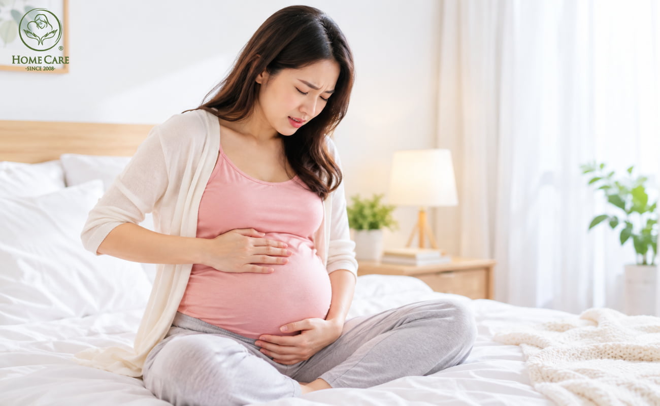Bầu 6 tháng đau bụng lâm râm nguyên nhân do đâu?