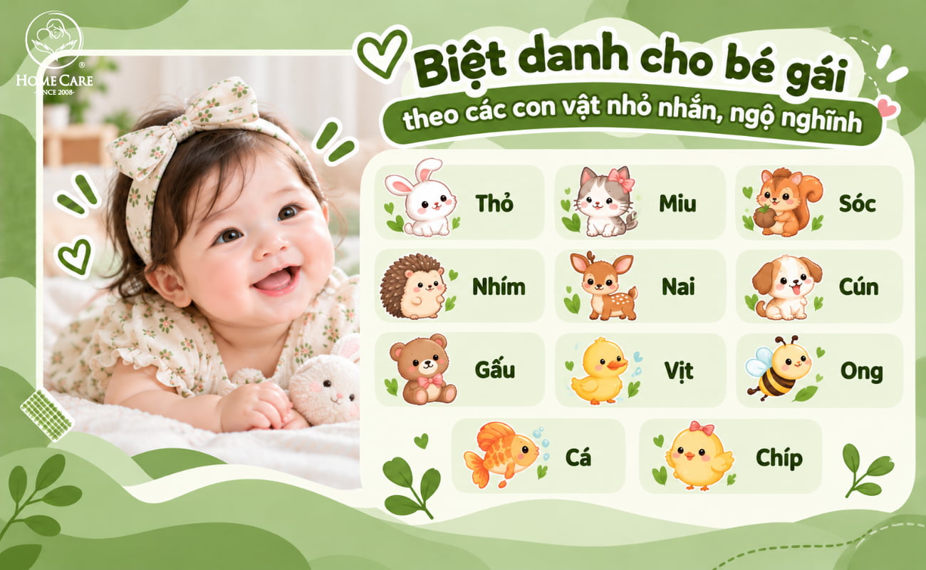 biet-danh-cho-be-gai-theo-cac-con-vat-nho-nhan-ngo-nghĩnh