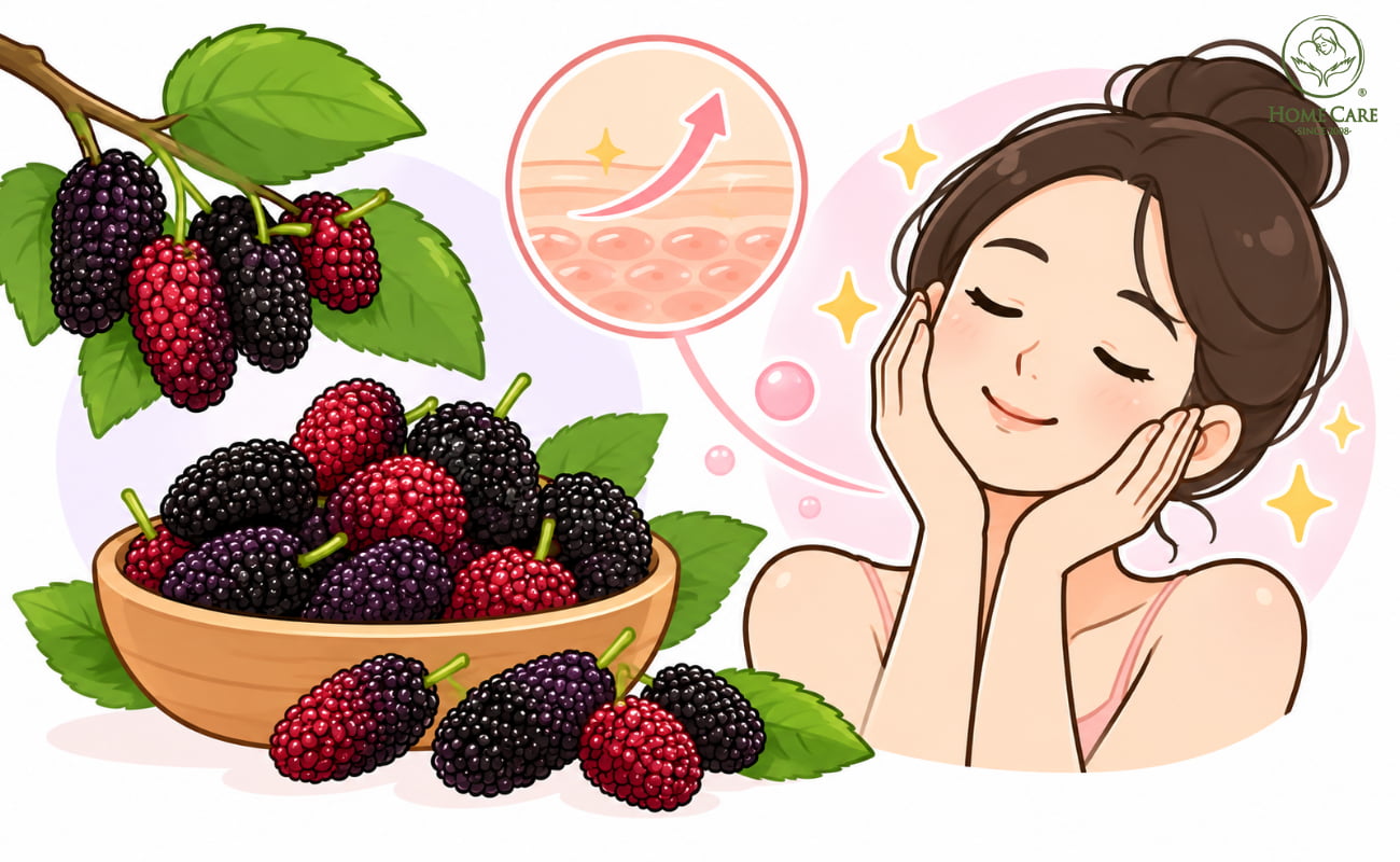 Dưỡng da sáng khỏe, chống lão hóa tự nhiên