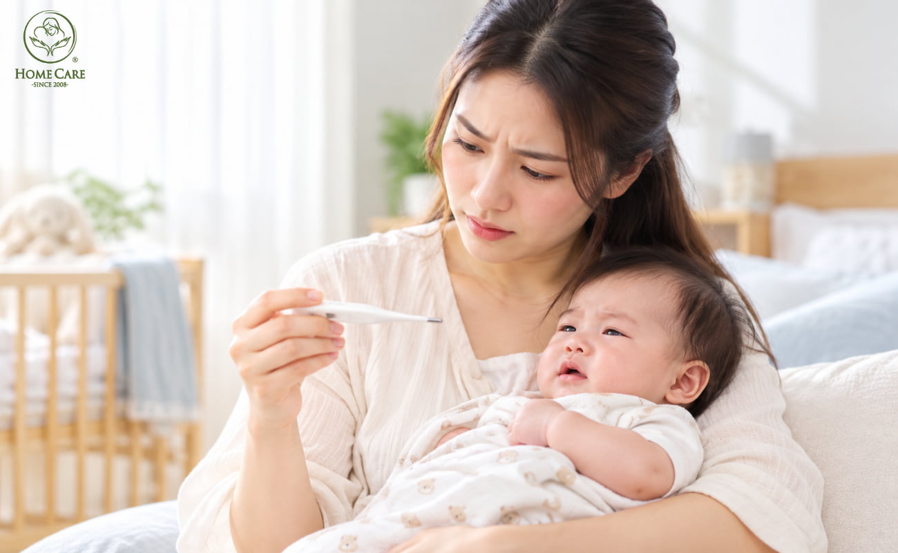Giải đáp: Trẻ sơ sinh bị sốt có nên tắm không?