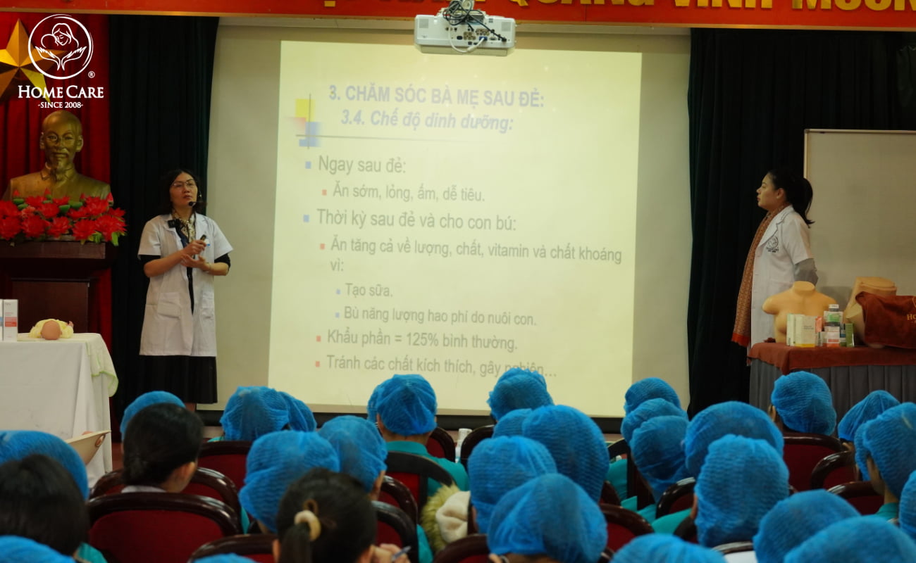 Home Care tối ưu chất lượng đội ngũ mang đến dịch vụ chăm sóc mẹ và bé trọn vẹn