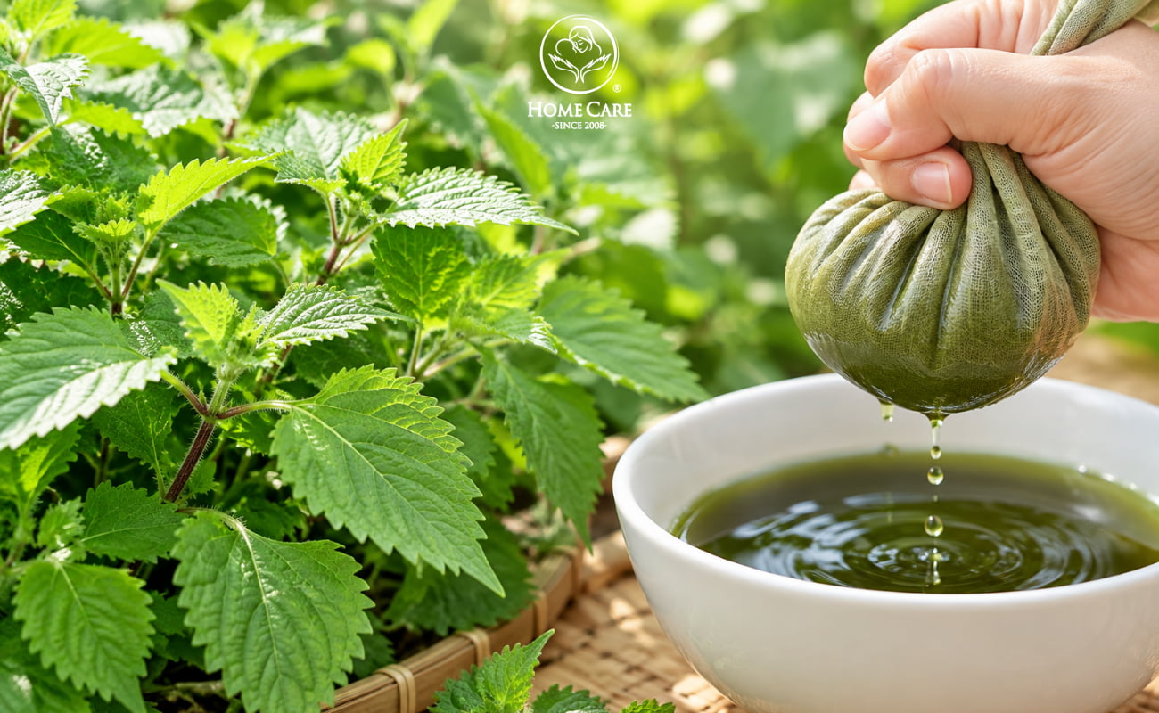 Hướng dẫn cách nấu và tắm lá kinh giới cho bé đúng chuẩn, an toàn