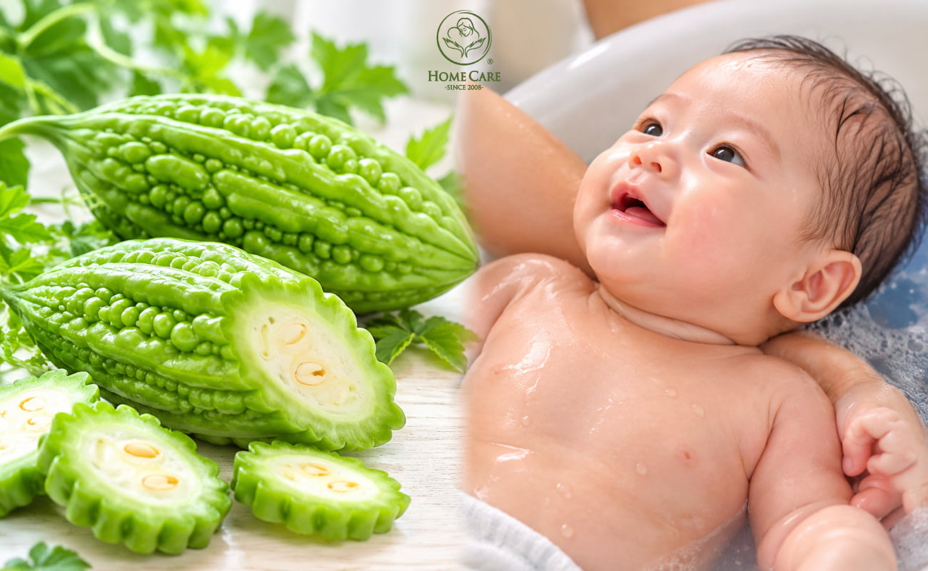 Hướng dẫn cách tắm mướp đắng cho trẻ sơ sinh an toàn tại nhà
