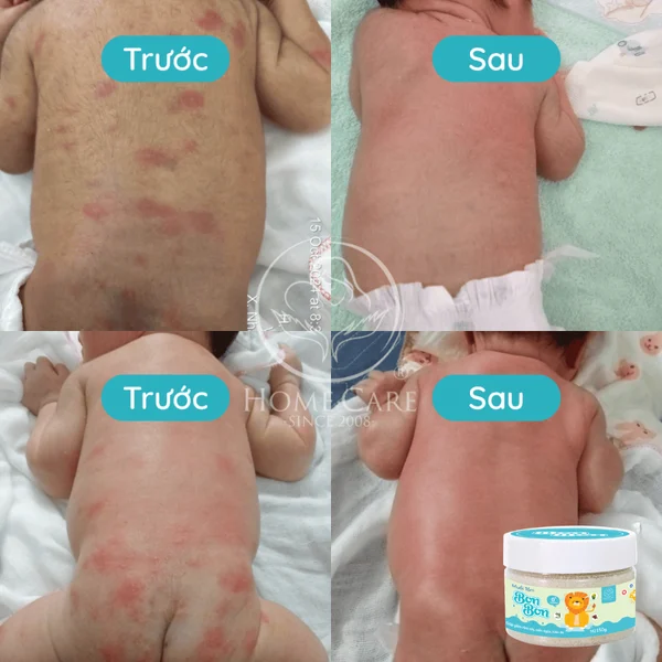  Muối tắm thảo mộc cho bé Bon Bon 