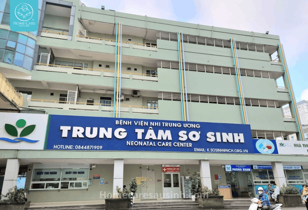 Bệnh viện Nhi Trung Ương - Trung tâm chăm sóc sơ sinh.