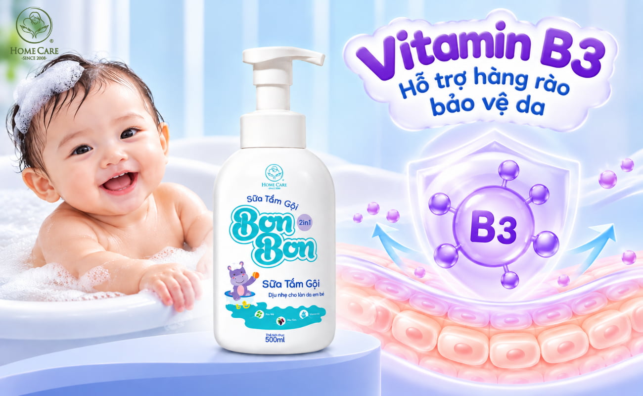 Vitamin B3 – Hỗ trợ hàng rào bảo vệ da